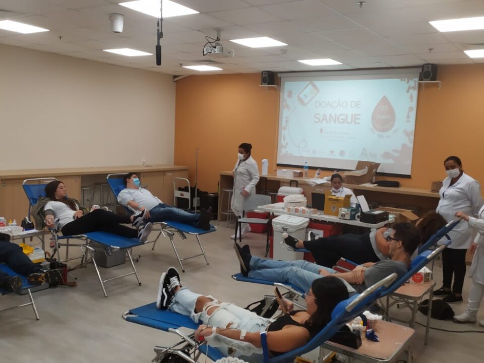 Doação de sangue projeto amorsedoa