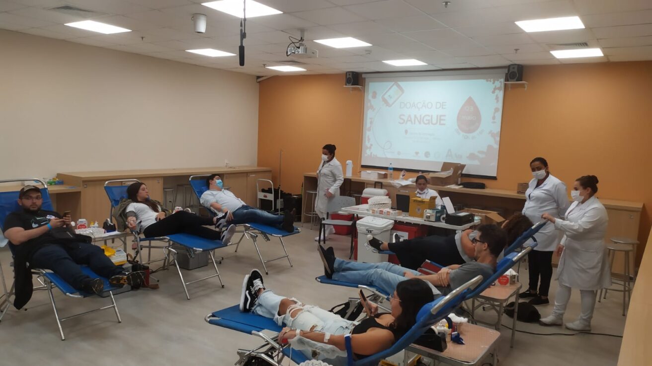 Doação de sangue projeto amorsedoa